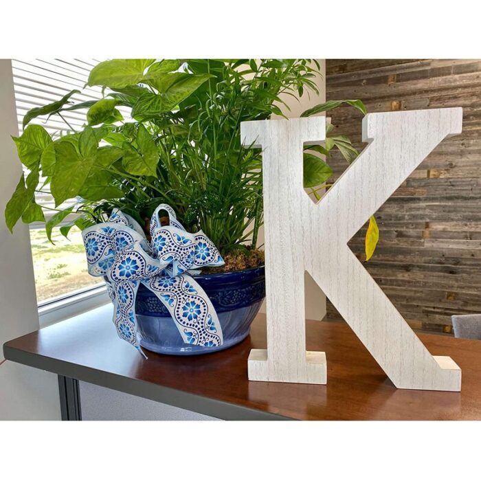 Text & Numbers Letter Block - Chic Decora