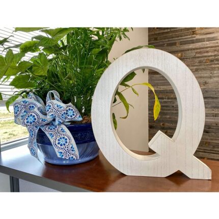 Text & Numbers Letter Block - Chic Decora