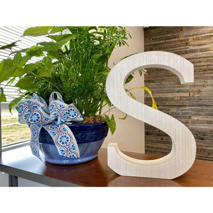 Text & Numbers Letter Block - Chic Decora