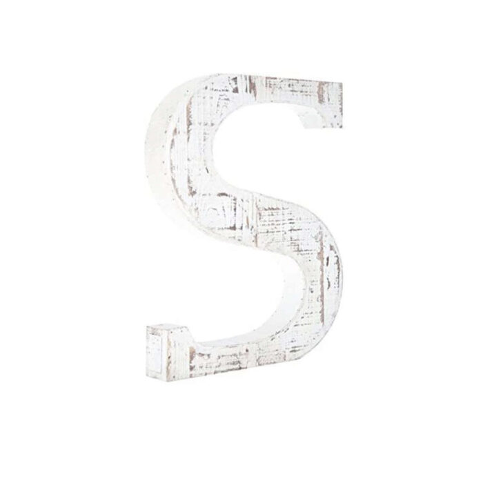 Text & Numbers Letter Block - Chic Decora