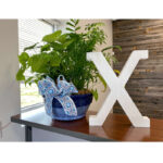 Text & Numbers Letter Block - Chic Decora