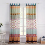 Thalia Velvet Embellished Tab Top Curtain Panels (Set of 2) - Chic Decora