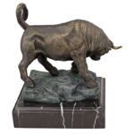 The Bull of Wall Street Cast Iron Figurine - Chic Decora