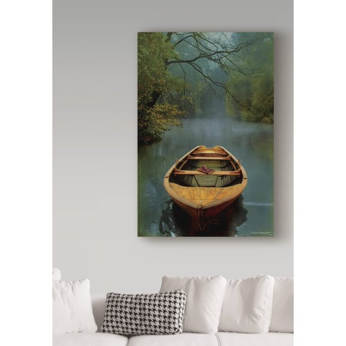 The Old Lake by Carlos Casamayor – Wrapped Canvas Print - Chic Decora