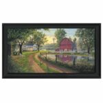 The Road Home Framed Wall Art for Living Room, Home Wall DÃ©cor by Kim Norlien - Chic Decora