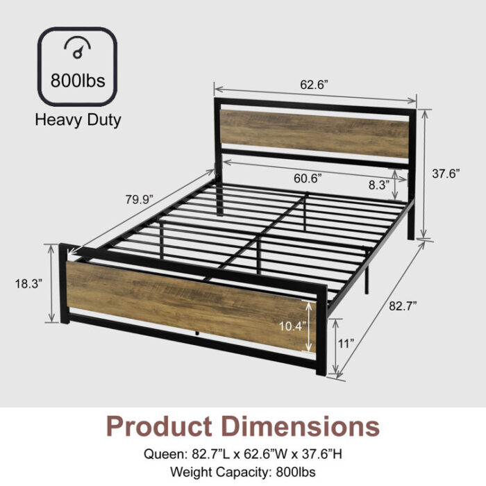 The Twillery Co. Raney Platform Bed - Chic Decora