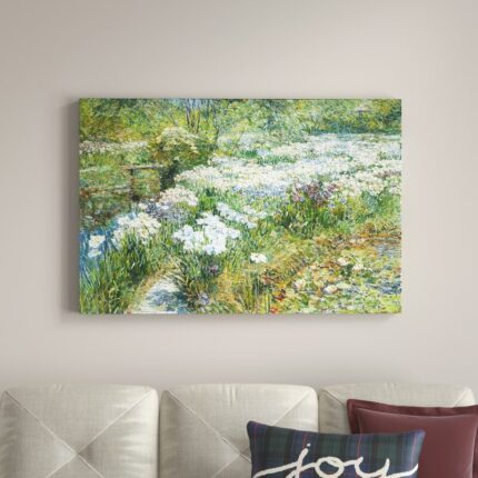 The Water Garden by Claude Monet – Print on Canvas - Chic Decora