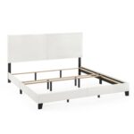 Thionville Vegan Leather Standard Bed - Chic Decora