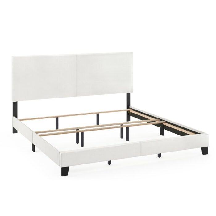 Thionville Vegan Leather Standard Bed - Chic Decora