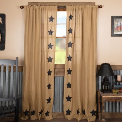 Polyester Semi Sheer Curtain Pair (Set of 2) - Chic Decora