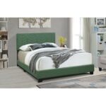 Timaeus Upholstered Standard Bed - Chic Decora