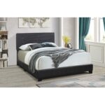 Timaeus Upholstered Standard Bed - Chic Decora