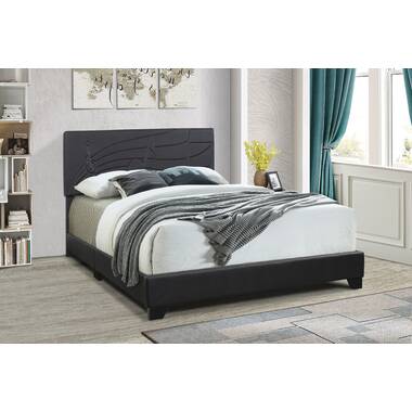 Timaeus Upholstered Standard Bed - Chic Decora