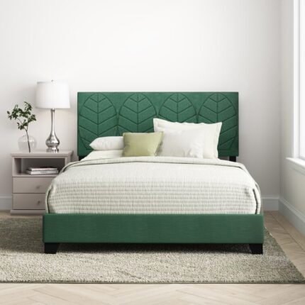 Amarys Shiplap Platform Bed Frame - Chic Decora