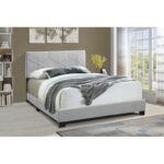 Timaeus Upholstered Standard Bed - Chic Decora