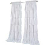 Tonkin Polyester Semi Sheer Sliding Panel Pair (Set of 2) - Chic Decora