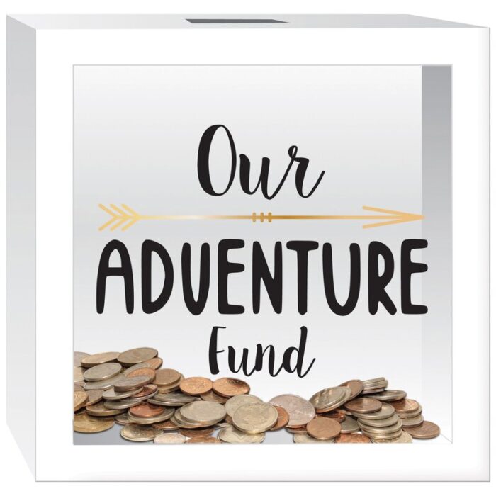 Toulouse Our Adventure Fund Shadow Box Piggy Bank - Chic Decora