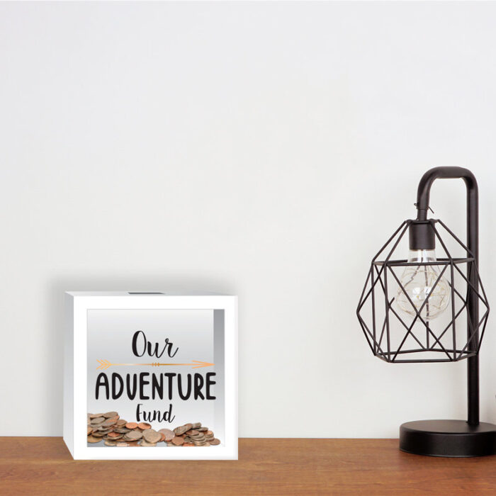 Toulouse Our Adventure Fund Shadow Box Piggy Bank - Chic Decora