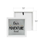 Toulouse Our Adventure Fund Shadow Box Piggy Bank - Chic Decora