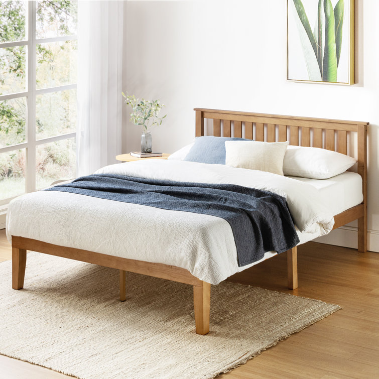 Travie Solid Wood Slat Bed - Chic Decora