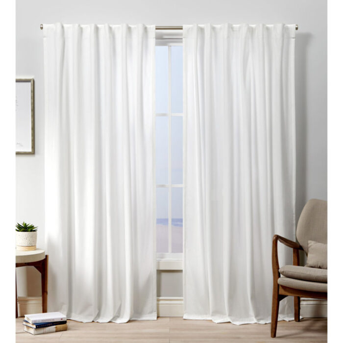 Tremblay Polyester Room Darkening Curtain Pair (Set of 2) - Chic Decora