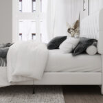 Trotwood Upholstered Bed with Adjustable Headboard - Chic Decora