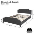 Tufted Platform Beds Bed - Chic Decora