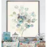 Tybalt Eucalyptus leaves I – Picture Frame Print on Canvas - Chic Decora