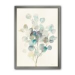 Tybalt Eucalyptus leaves I – Picture Frame Print on Canvas - Chic Decora