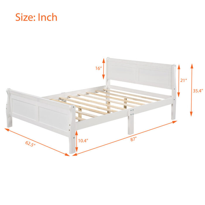 Uhrichsville Solid Wood Platform Bed - Chic Decora