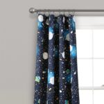 Universe Polyester Room Darkening Curtain Pair (Set of 2) - Chic Decora