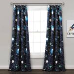 Universe Polyester Room Darkening Curtain Pair (Set of 2) - Chic Decora