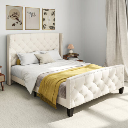 Upholstered Bed - Chic Decora