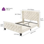 Upholstered Bed - Chic Decora