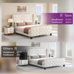 Upholstered Bed - Chic Decora