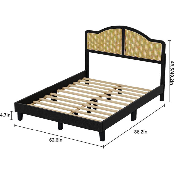 Upholstered Bed - Chic Decora