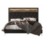 Upholstered Bookcase Bed - Chic Decora