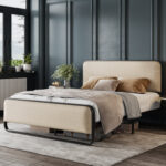 Upholstered Metal Platform Bed - Chic Decora