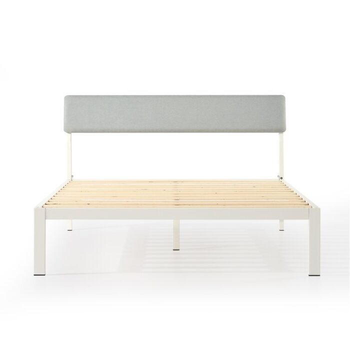 Upholstered Metal Platform Bed - Chic Decora