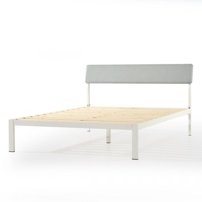 Upholstered Metal Platform Bed - Chic Decora