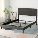 Upholstered Metal Standard Bed - Chic Decora