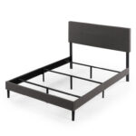 Upholstered Metal Standard Bed - Chic Decora