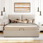 Upholstered Panel Storage Bed - Chic Decora