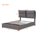 Upholstered Panel Storage Bed - Chic Decora