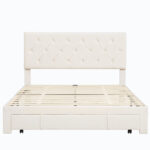 Upholstered Panel Storage Bed - Chic Decora