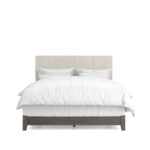 Upholstered Platform Bed - Chic Decora