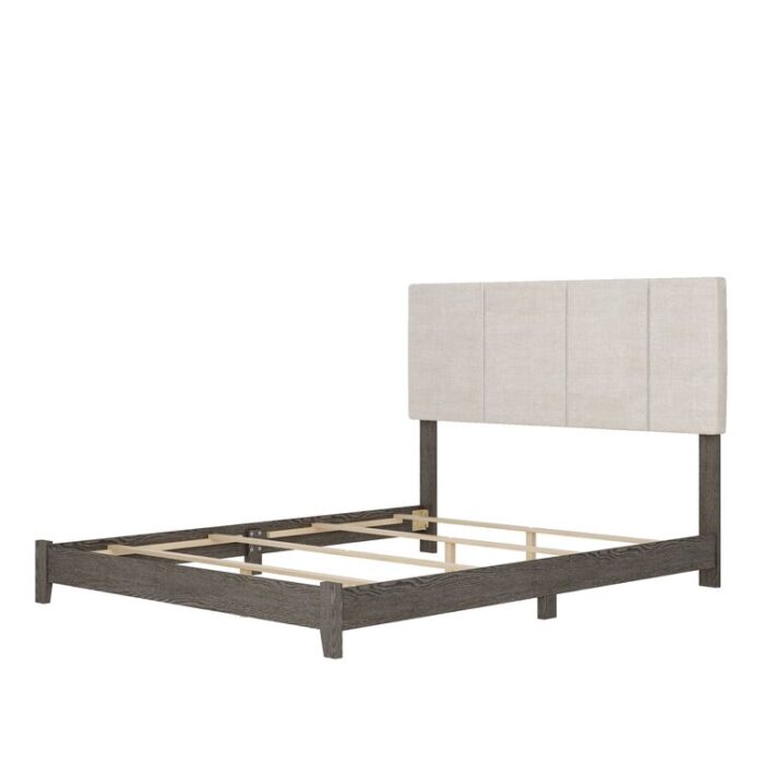 Upholstered Platform Bed - Chic Decora