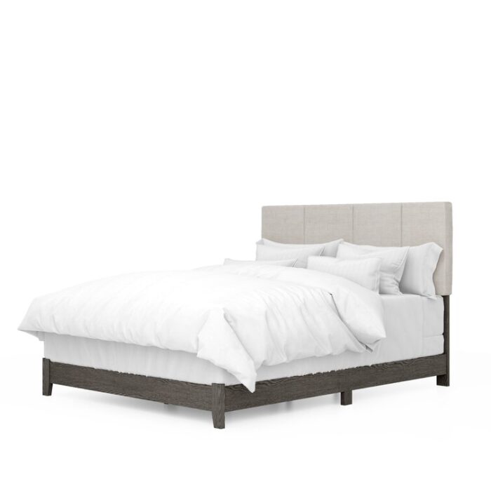 Upholstered Platform Bed - Chic Decora