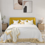 Upholstered Platform Bed - Chic Decora