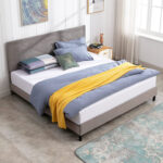 Upholstered Platform Bed - Chic Decora